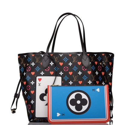 Louis Vuitton Black Game On Neverfull MM - photo 3