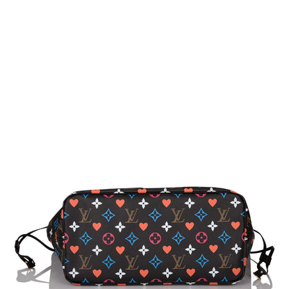 Louis Vuitton Black Game On Neverfull MM - photo 6