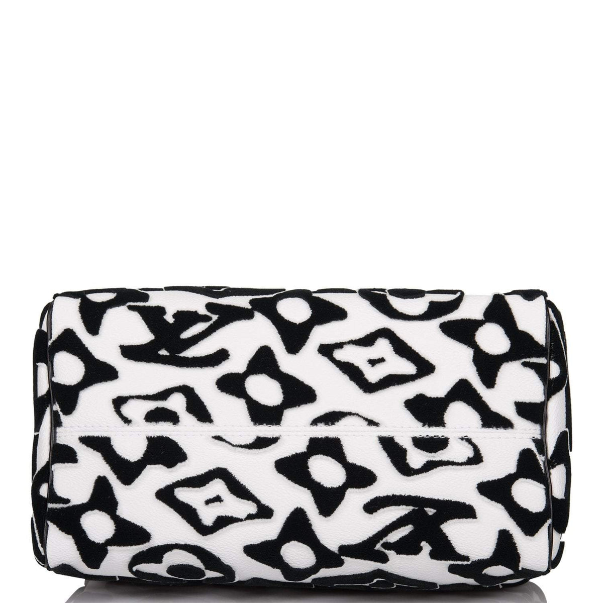 Louis Vuitton x UF Black and White Tufted Monogram Speedy Bandouliere 25 - image 6