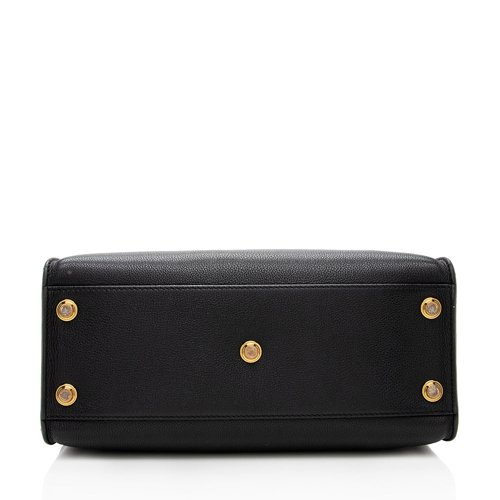 Louis Vuitton Calfskin Monogram Canvas On My Side MM Satchel - image 4
