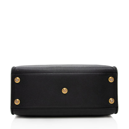 Louis Vuitton Calfskin Monogram Canvas On My Side MM Satchel - image 4