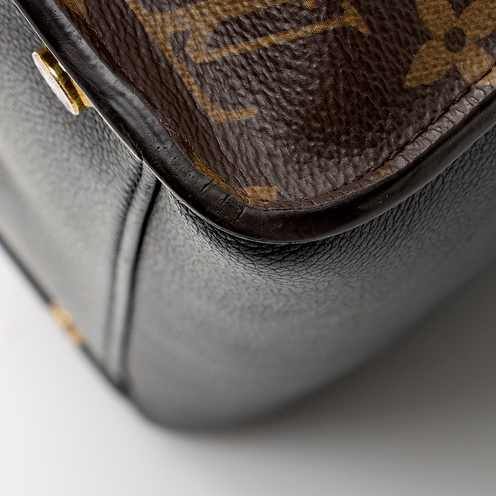 Louis Vuitton Calfskin Monogram Canvas On My Side MM Satchel - image 15