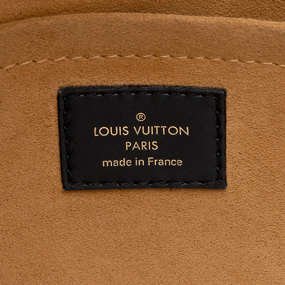 Louis Vuitton Calfskin Monogram Canvas On My Side MM Satchel - image 8