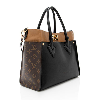 Louis Vuitton Calfskin Monogram Canvas On My Side MM Satchel - image 2