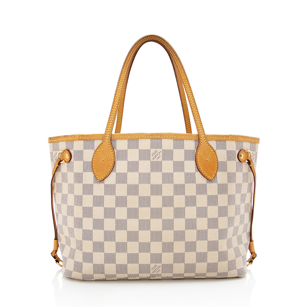 Louis Vuitton Damier Azur Neverfull PM Tote - photo 3