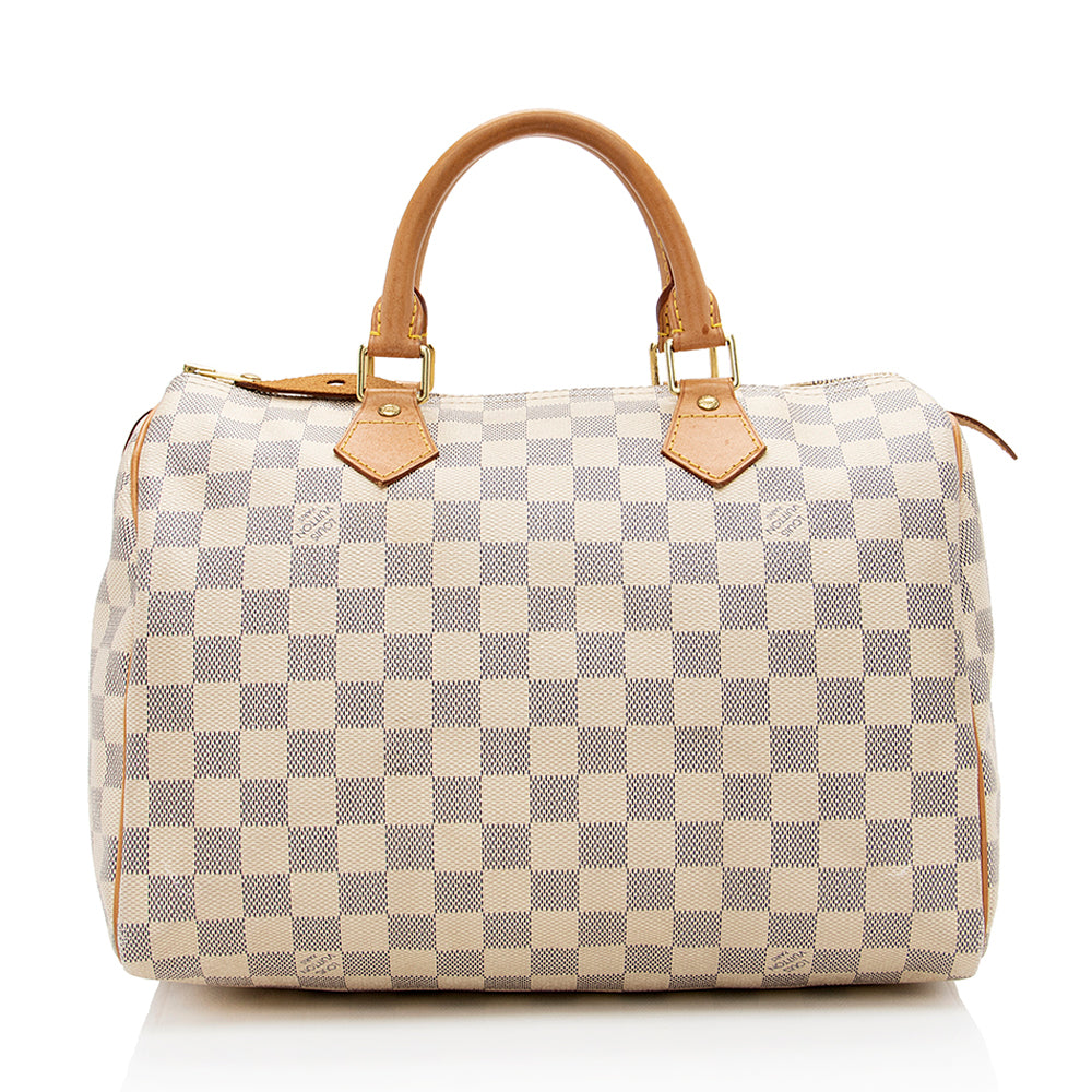 Louis Vuitton Damier Azur Speedy 30 Satchel - photo 3