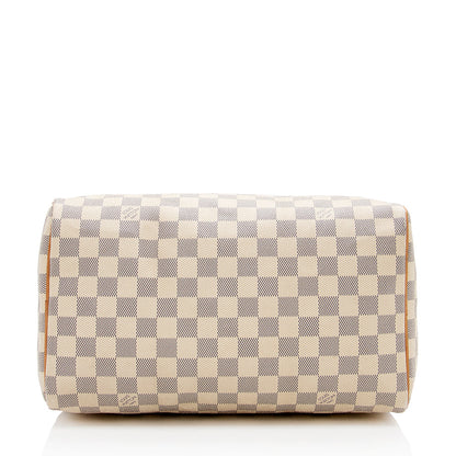 Louis Vuitton Damier Azur Speedy 30 Satchel - photo 4