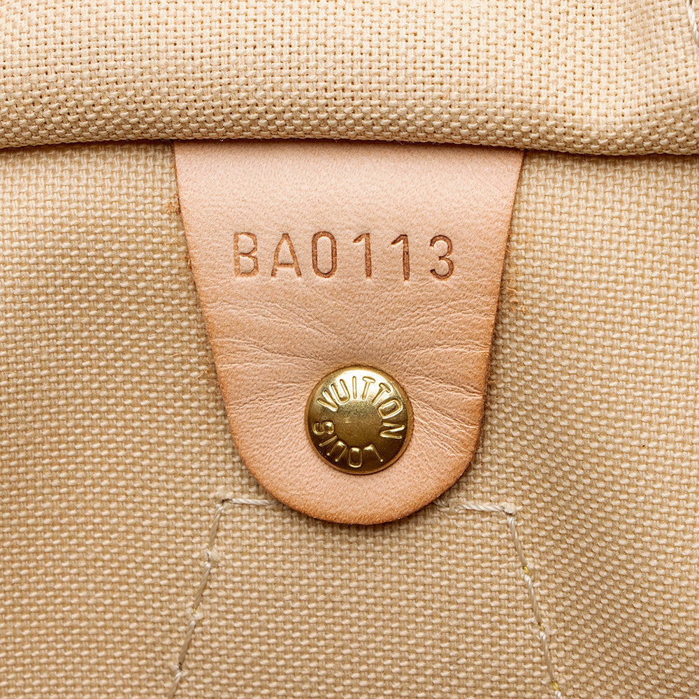 Louis Vuitton Damier Azur Speedy 30 Satchel - photo 6
