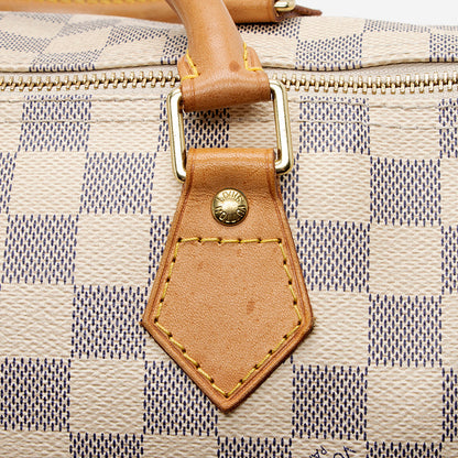 Louis Vuitton Damier Azur Speedy 30 Satchel - photo 16