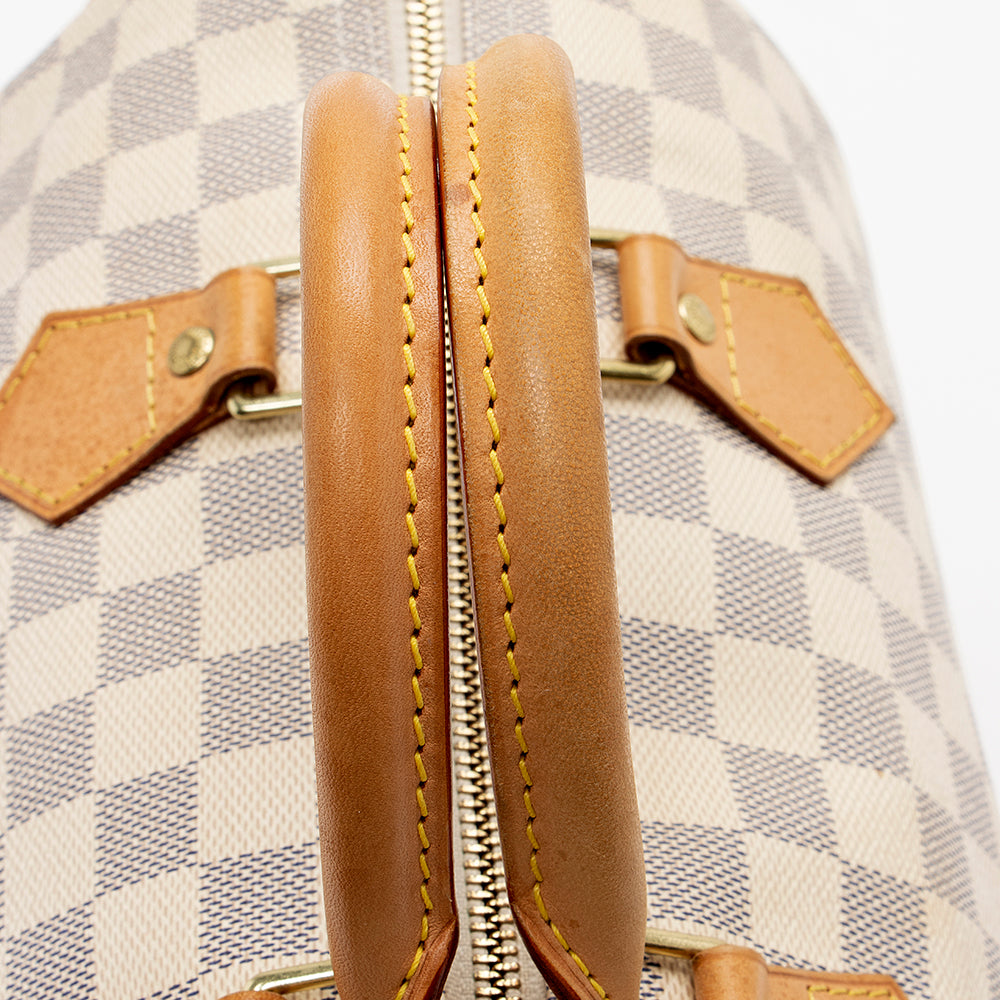 Louis Vuitton Damier Azur Speedy 30 Satchel - photo 17