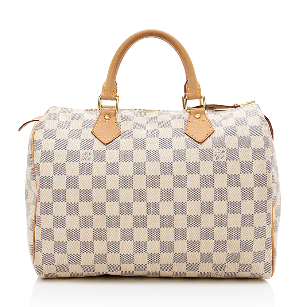 Louis Vuitton Damier Azur Speedy 30 Satchel - photo 1
