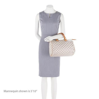 Louis Vuitton Damier Azur Speedy 30 Satchel - image 5
