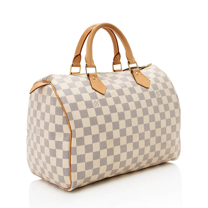 Louis Vuitton Damier Azur Speedy 30 Satchel - photo 2