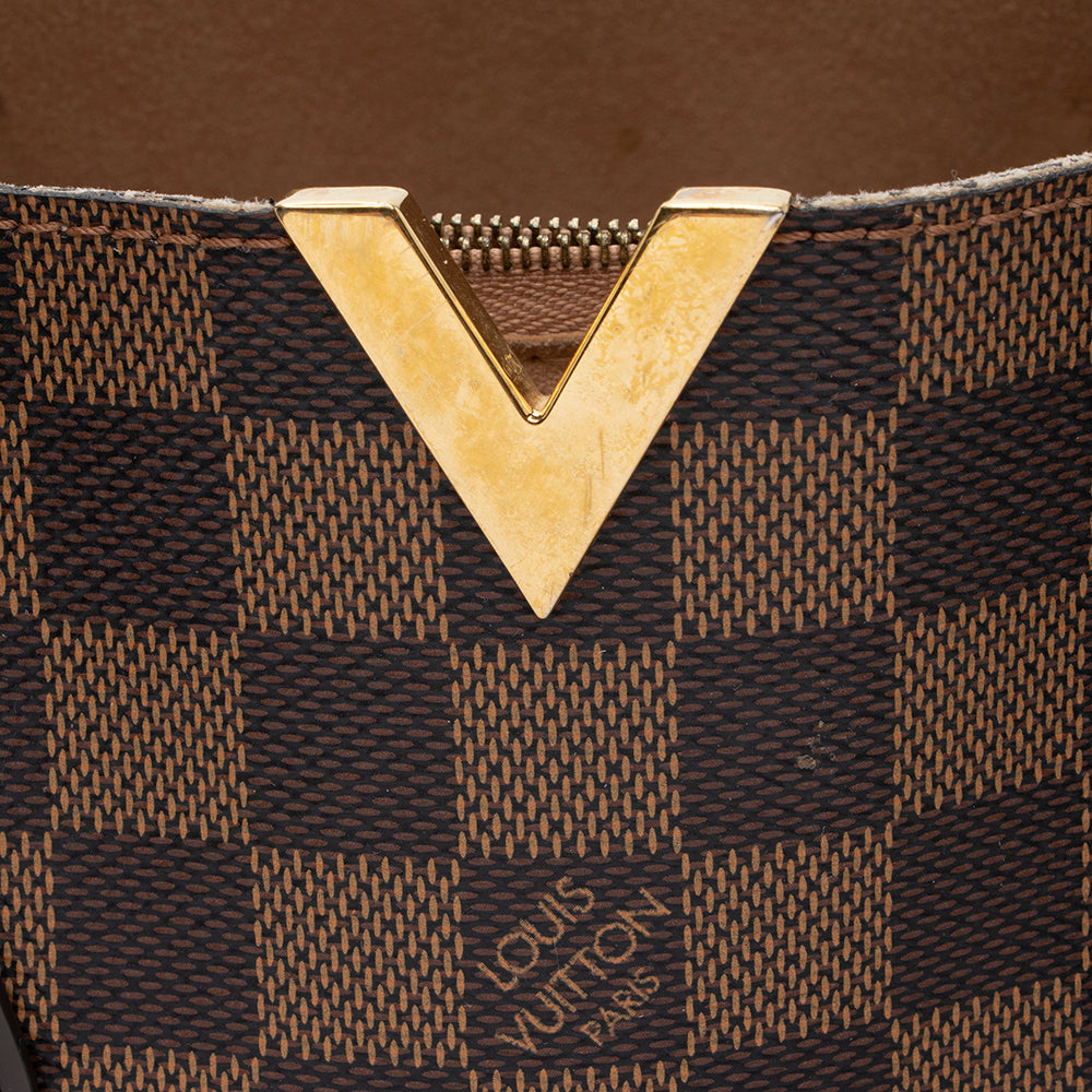 Louis Vuitton Damier Ebene Kensington Tote - image 9