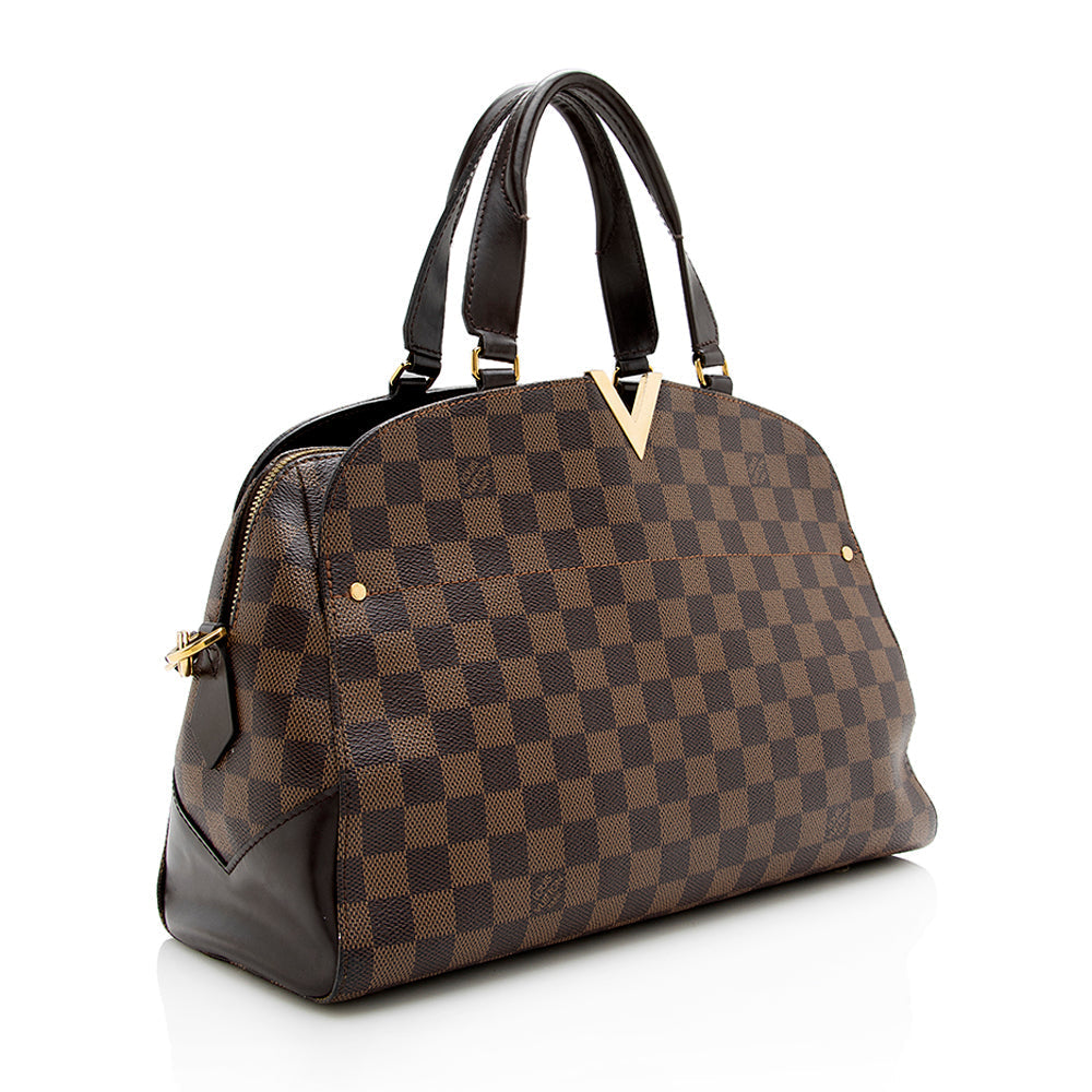 Louis Vuitton Damier Ebene Kensington Bowling Satchel - photo 2