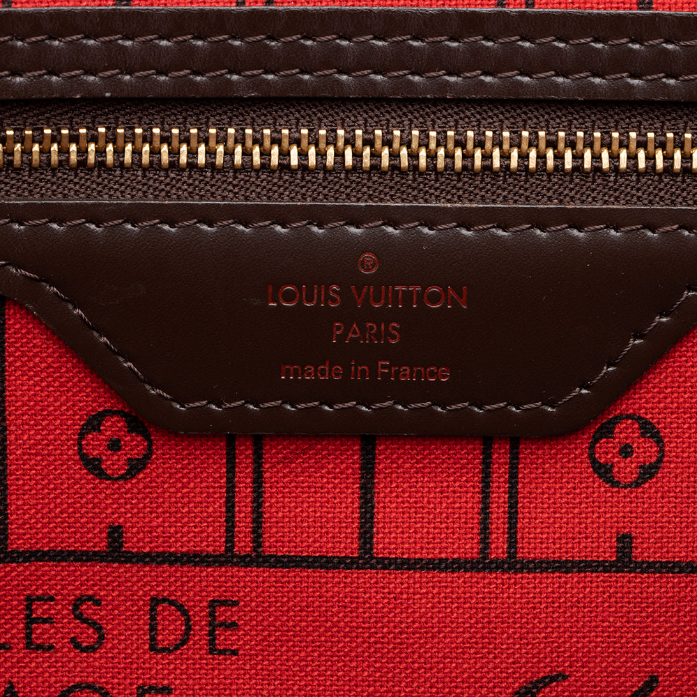 Louis Vuitton Damier Ebene Neverfull MM Tote - image 8