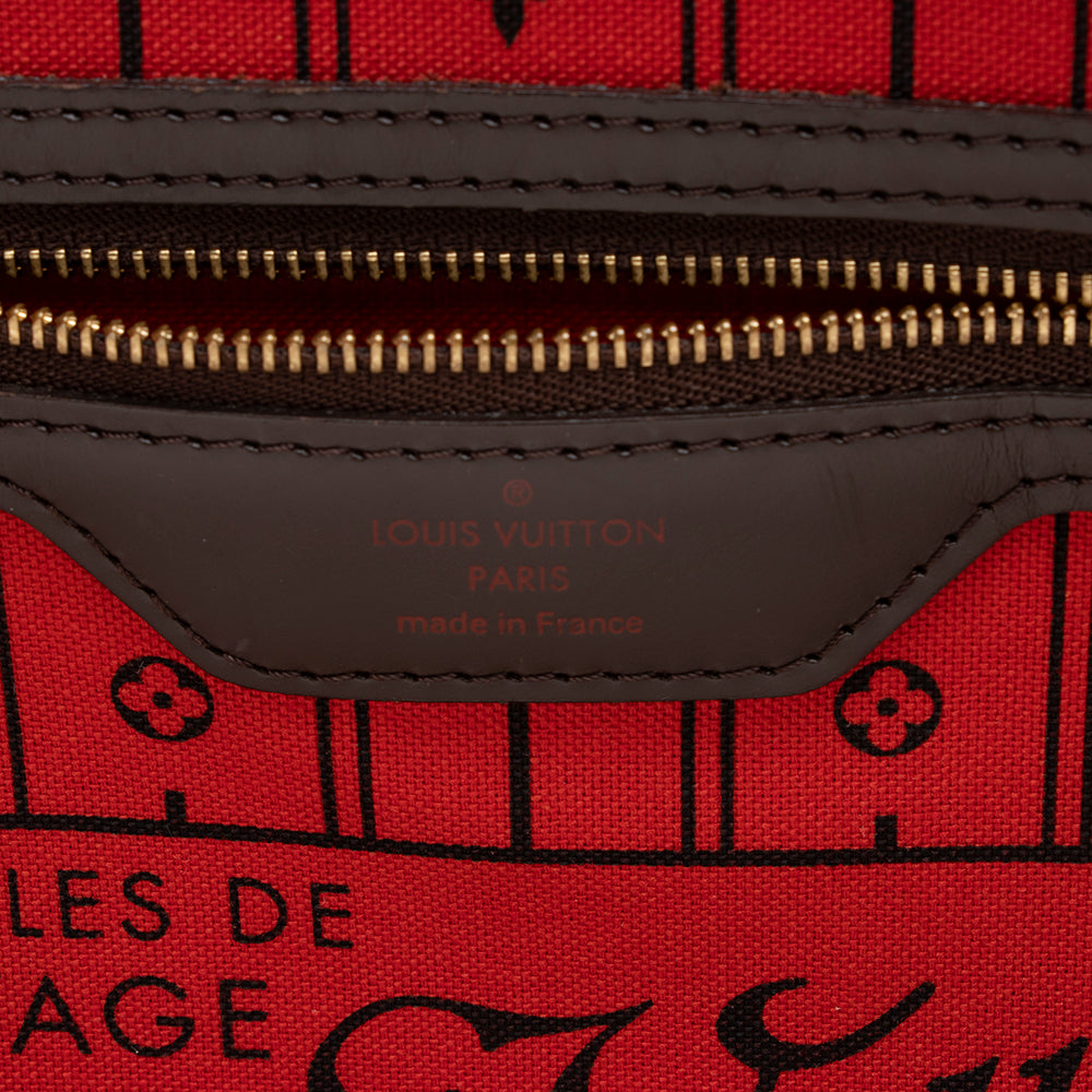 Louis Vuitton Damier Ebene Neverfull MM Tote - image 8