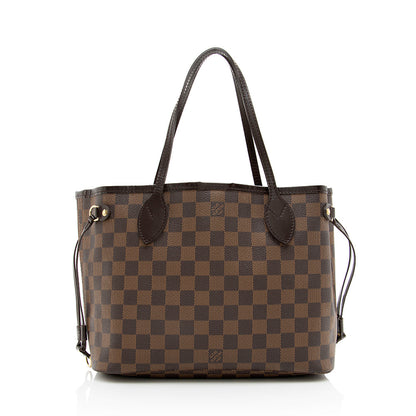 Louis Vuitton Damier Ebene Neverfull PM Tote - image 1
