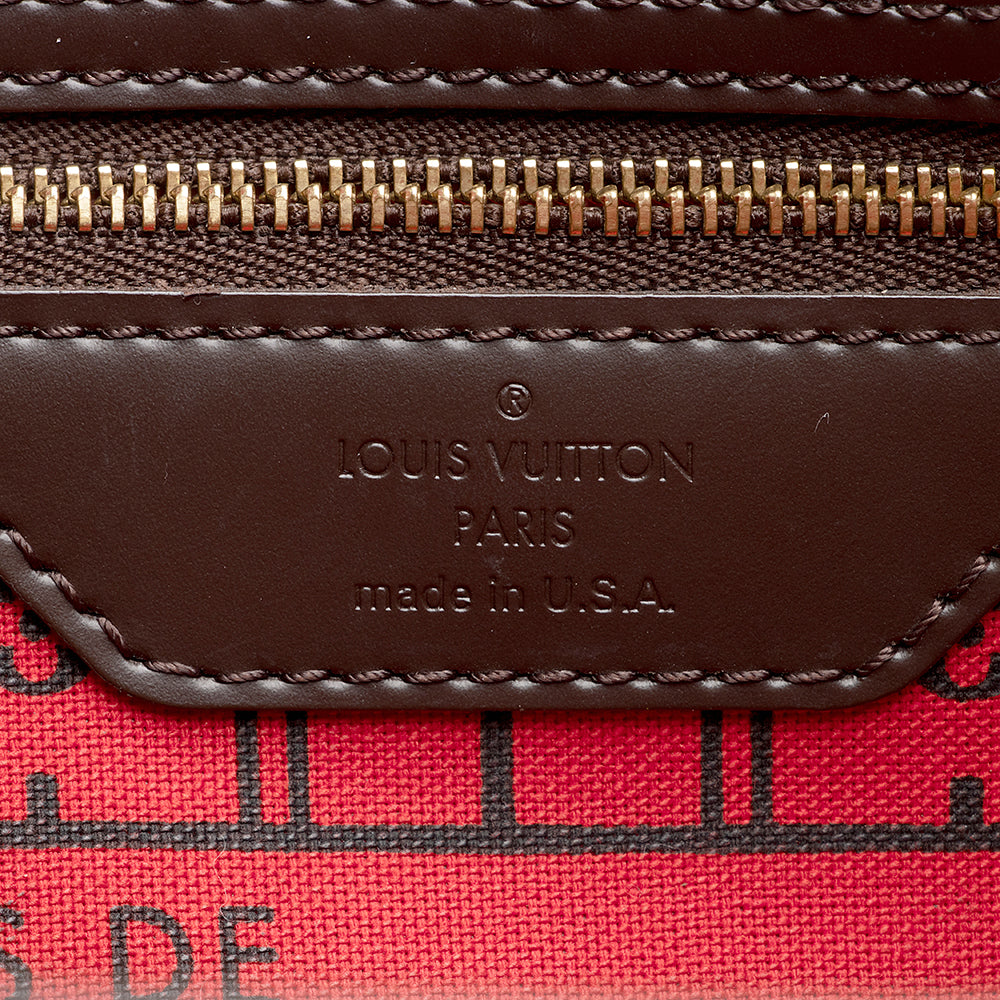 Louis Vuitton Damier Ebene Neverfull PM Tote - image 8