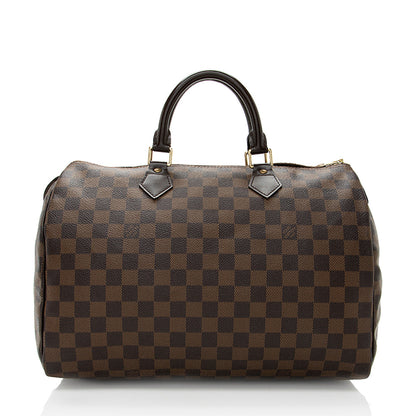 Louis Vuitton Damier Ebene Speedy 35 Satchel - photo 1