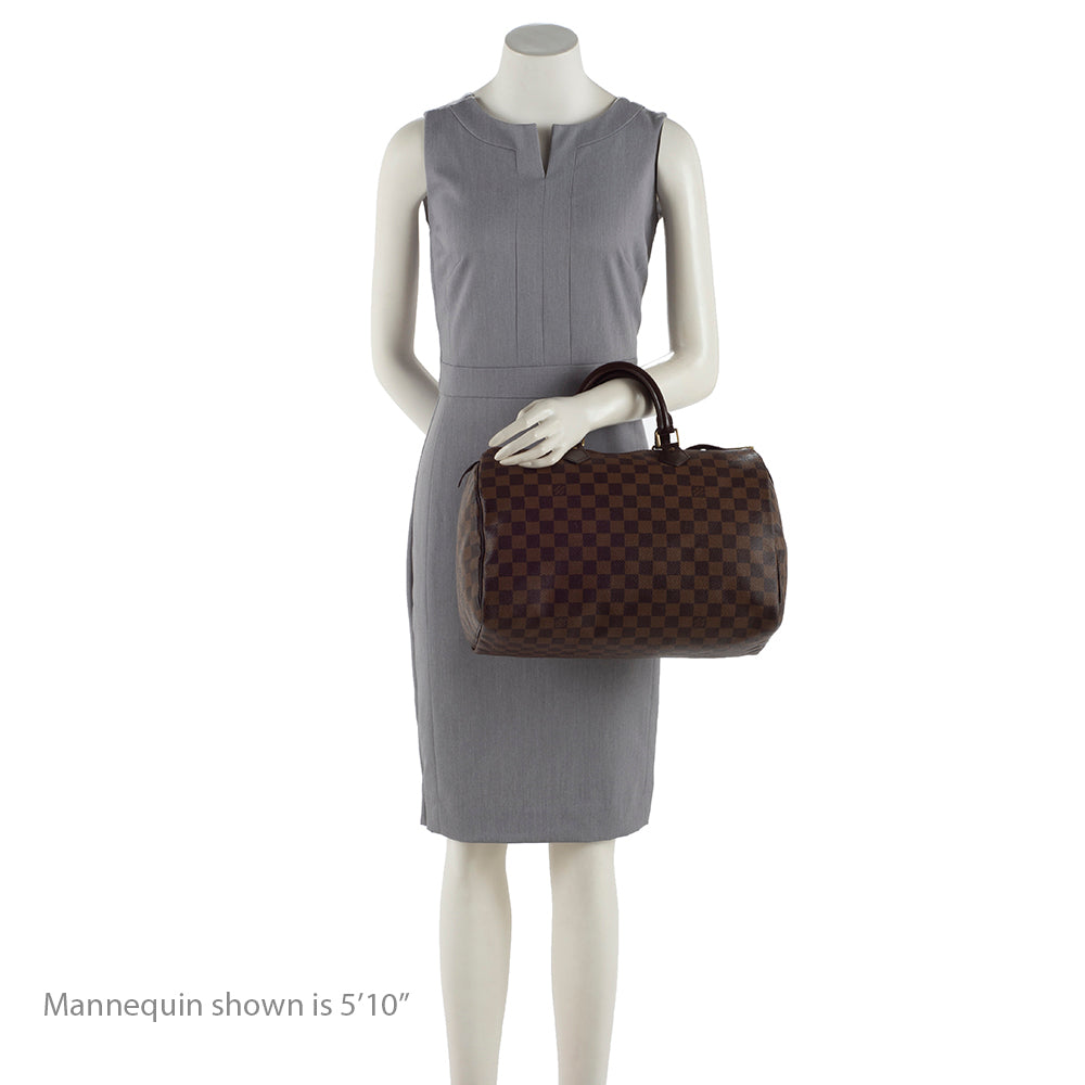 Louis Vuitton Damier Ebene Speedy 35 Satchel - photo 5