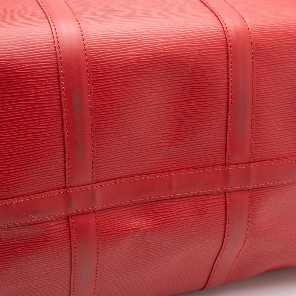 Louis Vuitton Epi Leather Keepall 55 Duffel Bag - image 10