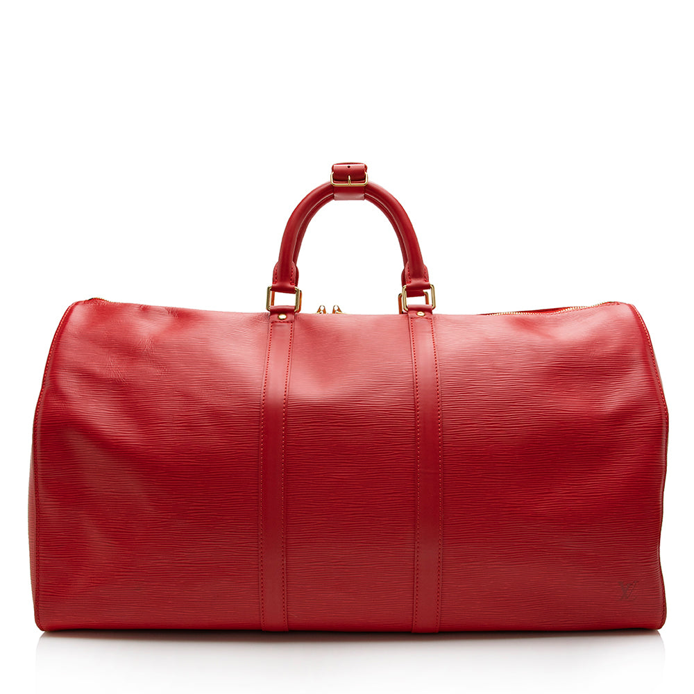 Louis Vuitton Epi Leather Keepall 55 Duffel Bag - photo 1