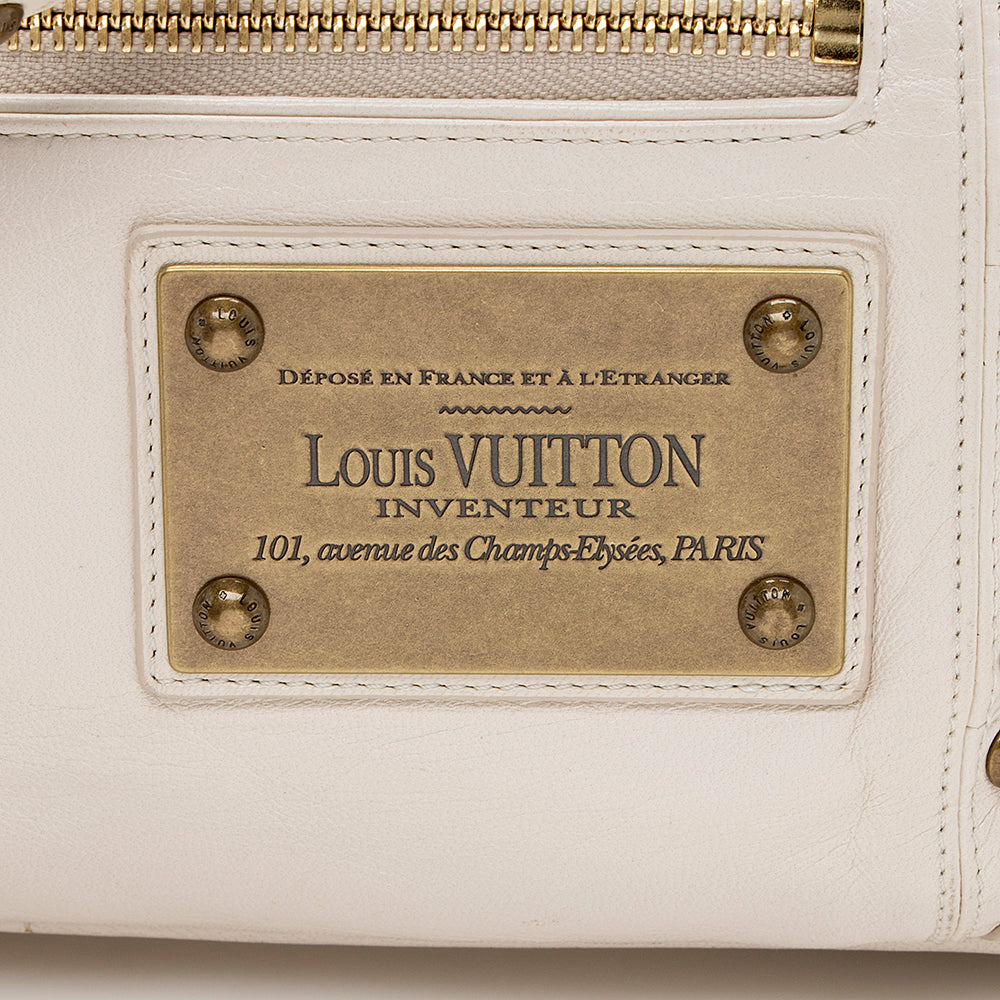 Louis Vuitton Leather Limited Edition Riveting Satchel - image 19