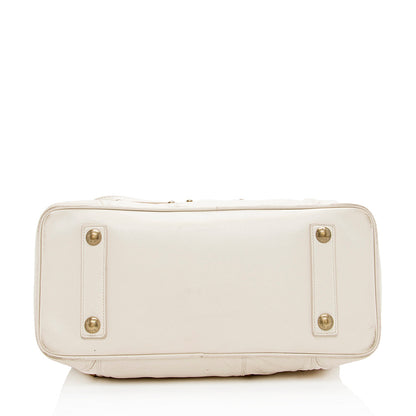 Louis Vuitton Leather Limited Edition Riveting Satchel - photo 4