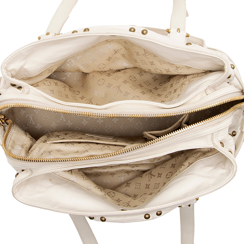 Louis Vuitton Leather Limited Edition Riveting Satchel - photo 7