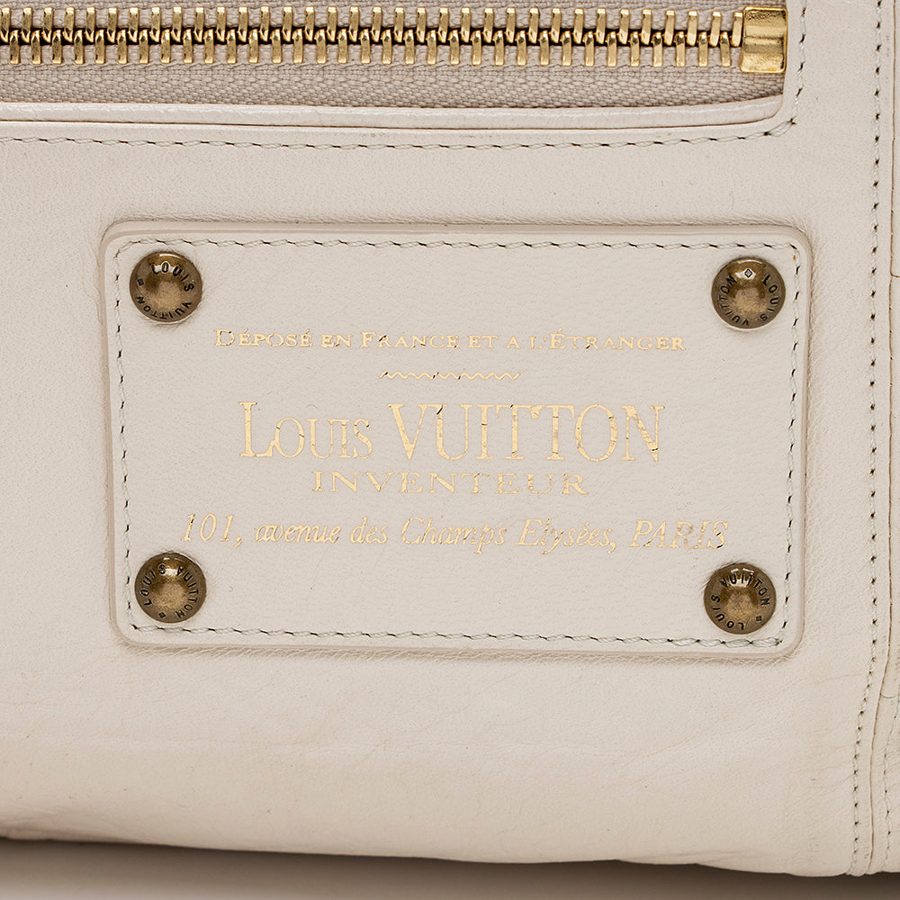 Louis Vuitton Leather Limited Edition Riveting Satchel - photo 9