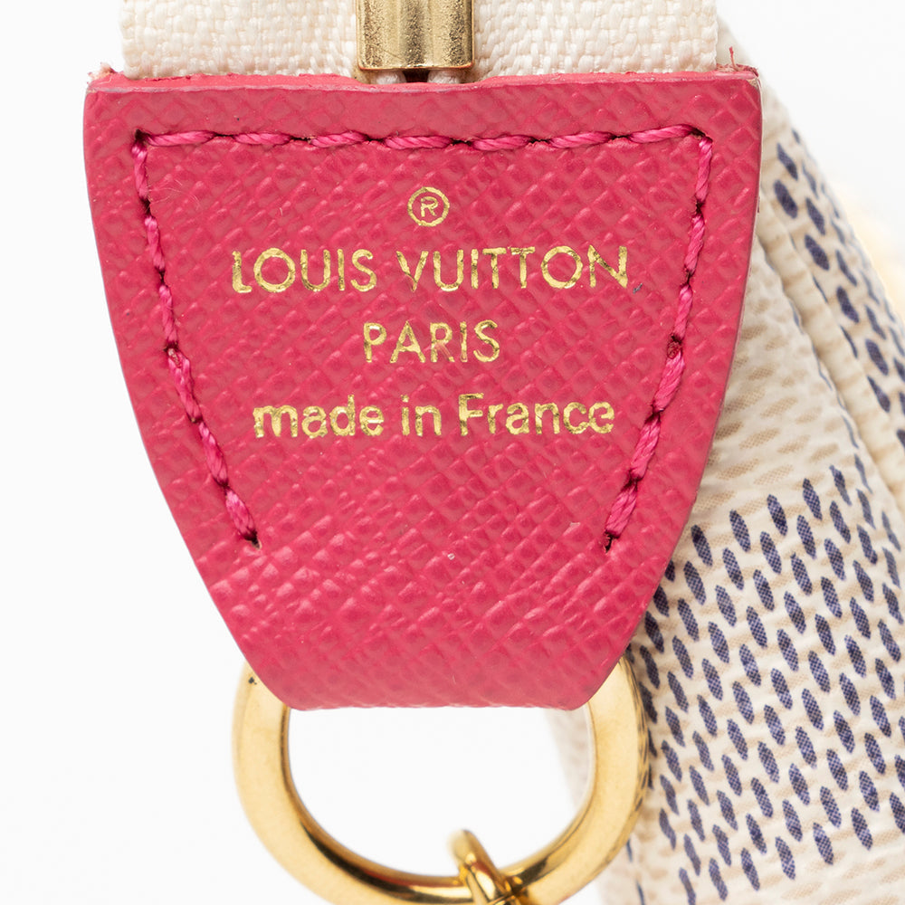 Louis Vuitton Limited Edition Damier Azur Animation Giraffe Mini Pochette Accessoires - image 6