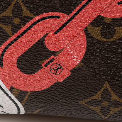 Louis Vuitton Limited Edition Monogram Canvas Chain Flower Speedy 30 Satchel - photo 10
