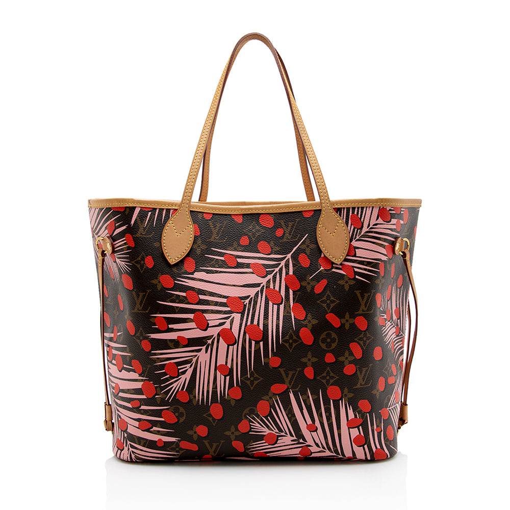 Louis Vuitton Limited Edition Monogram Canvas Jungle Dots Neverfull MM Tote - photo 3