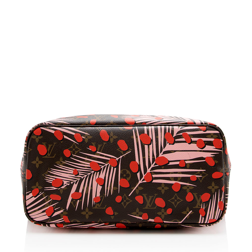 Louis Vuitton Limited Edition Monogram Canvas Jungle Dots Neverfull MM Tote - photo 4
