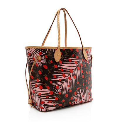 Louis Vuitton Limited Edition Monogram Canvas Jungle Dots Neverfull MM Tote - photo 2