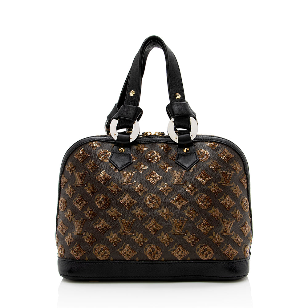 Louis Vuitton Limited Edition Monogram Canvas Monogram Eclipse Alma Satchell - image 3