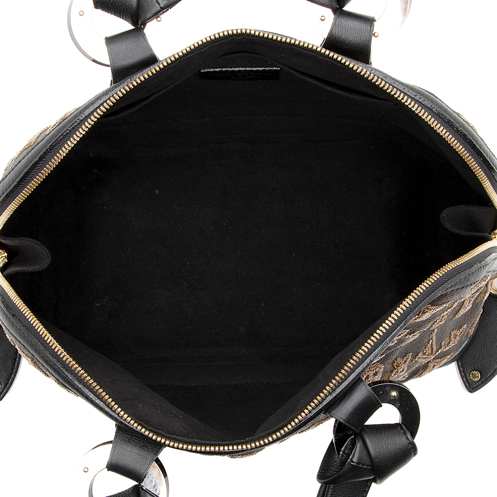 Louis Vuitton Limited Edition Monogram Canvas Monogram Eclipse Alma Satchell - image 7