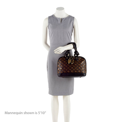 Louis Vuitton Limited Edition Monogram Canvas Monogram Eclipse Alma Satchell - image 5