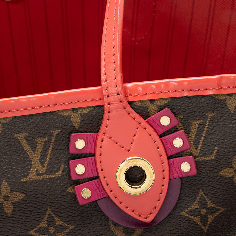 Louis Vuitton Limited Edition Monogram Canvas Totem Neverfull MM Tote - image 9