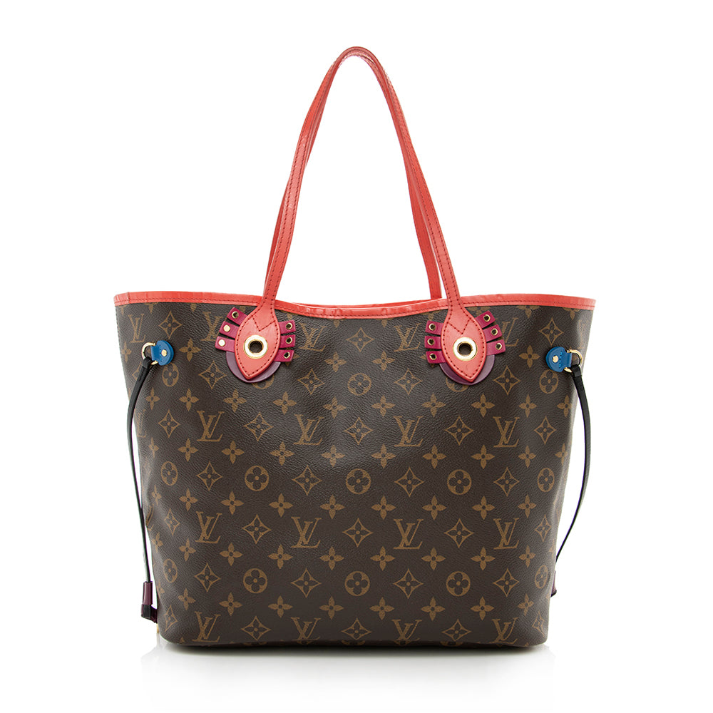 Louis Vuitton Limited Edition Monogram Canvas Totem Neverfull MM Tote - image 1
