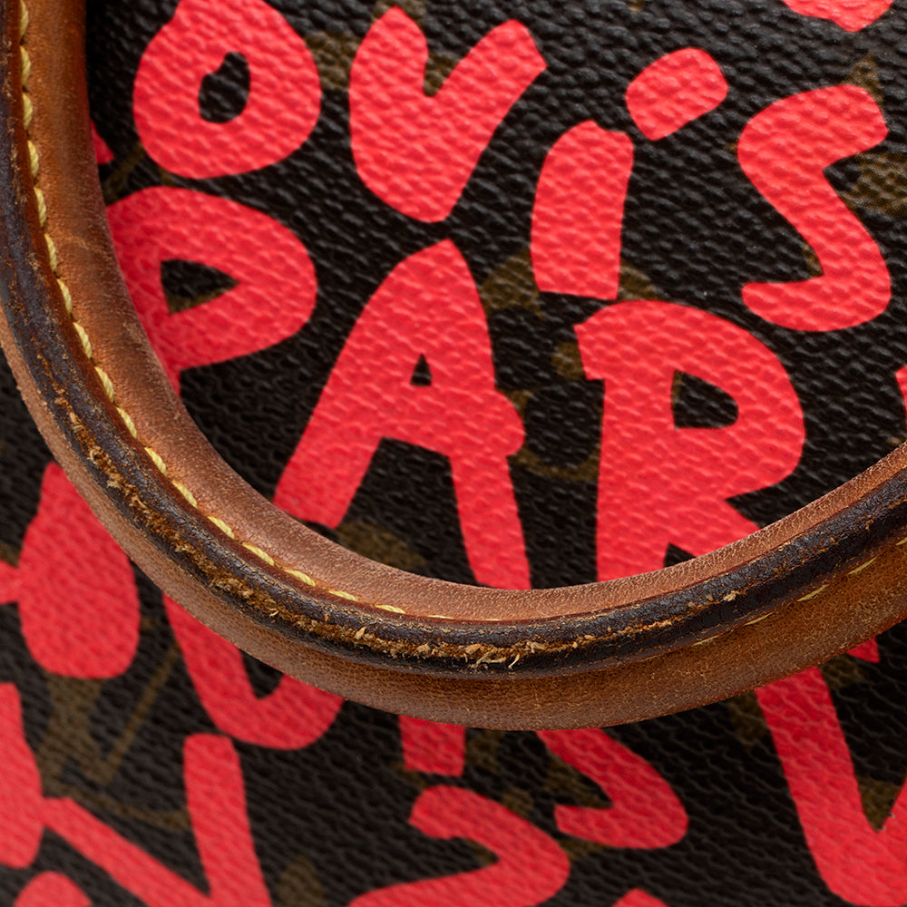 Louis Vuitton Limited Edition Monogram Graffiti Speedy 30 Satchel - photo 20
