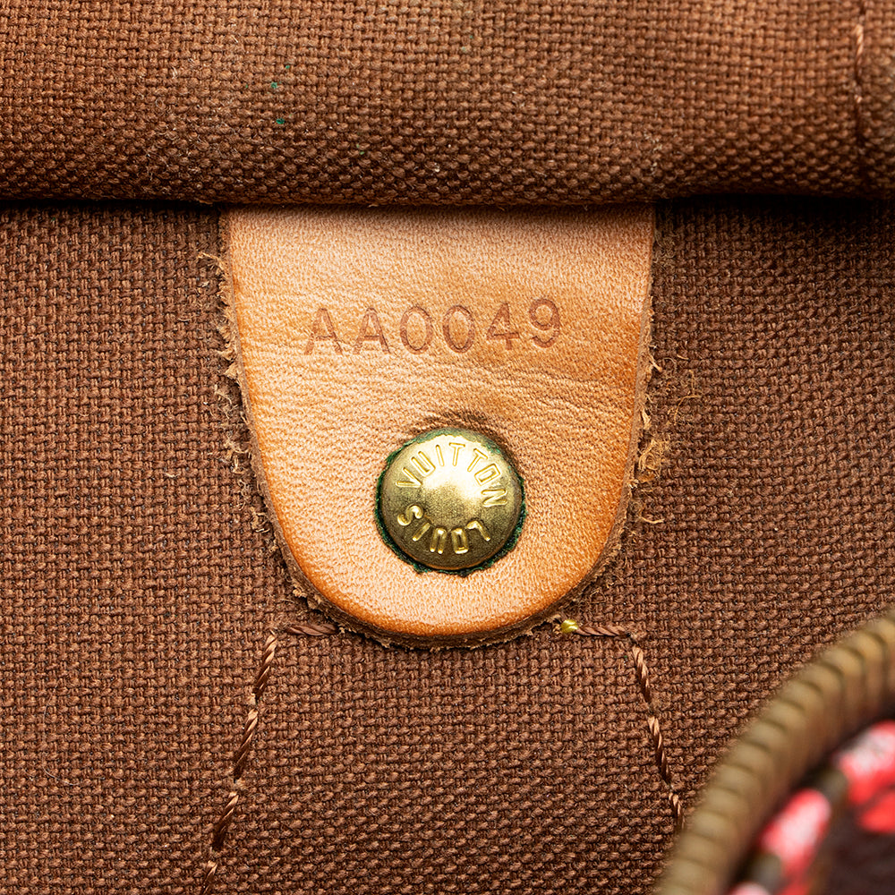 Louis Vuitton Limited Edition Monogram Graffiti Speedy 30 Satchel - photo 6