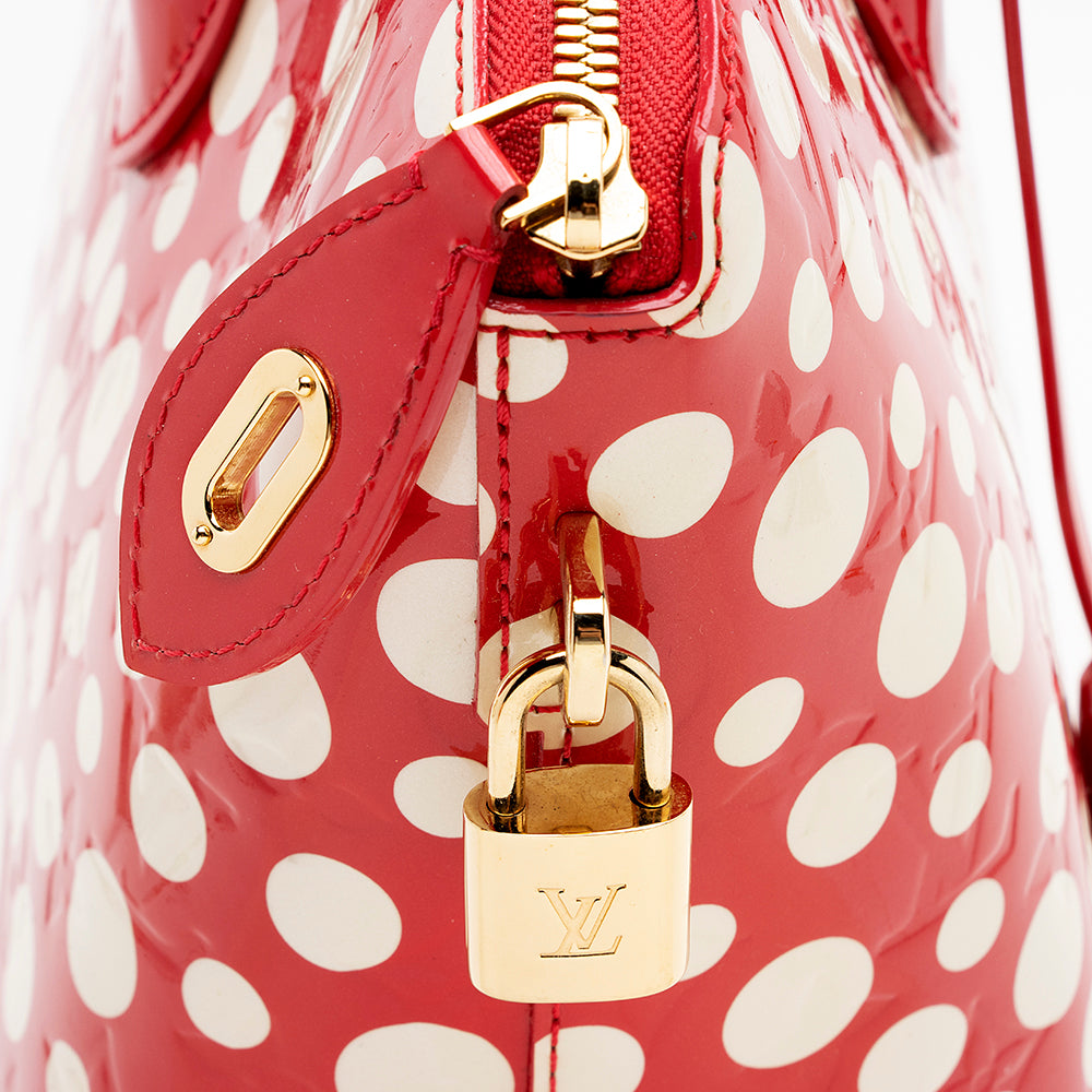 Louis Vuitton Limited Edition Monogram Vernis Dots Infinity Lockit MM Satchel - image 9