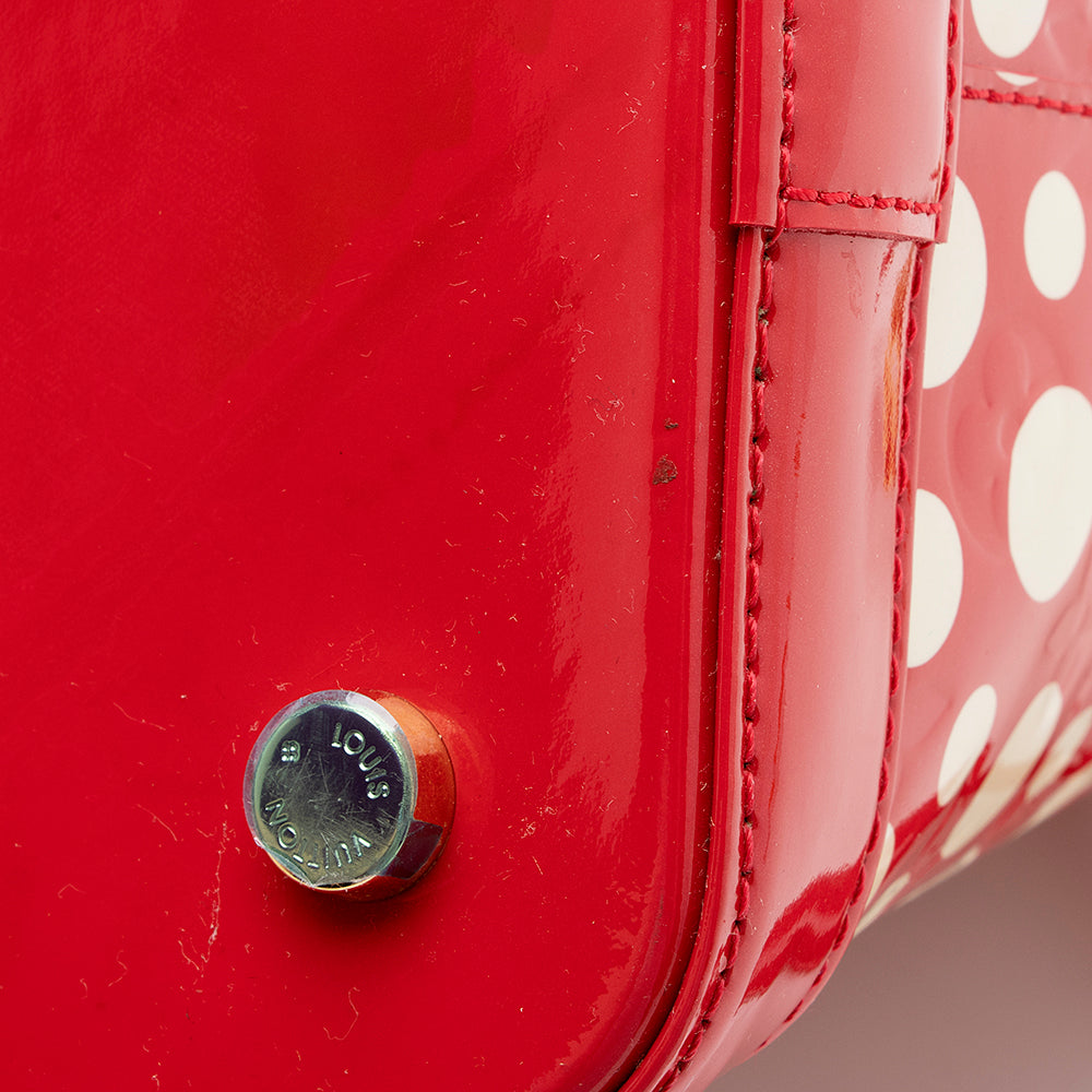 Louis Vuitton Limited Edition Monogram Vernis Dots Infinity Lockit MM Satchel - image 12
