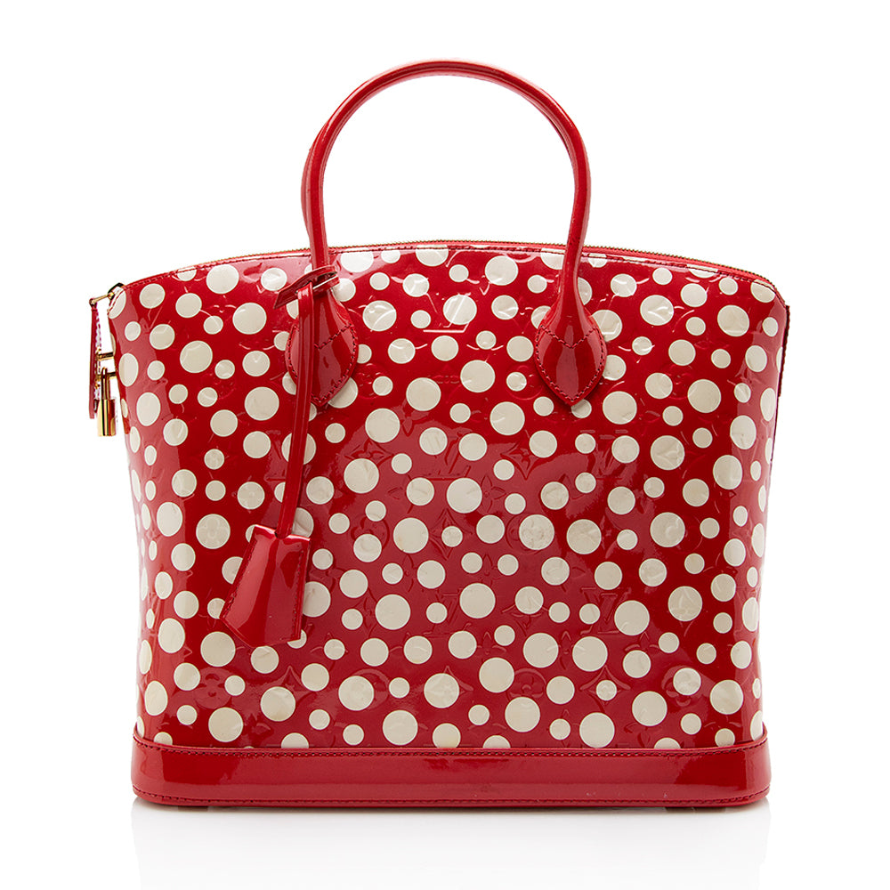 Louis Vuitton Limited Edition Monogram Vernis Dots Infinity Lockit MM Satchel - image 1