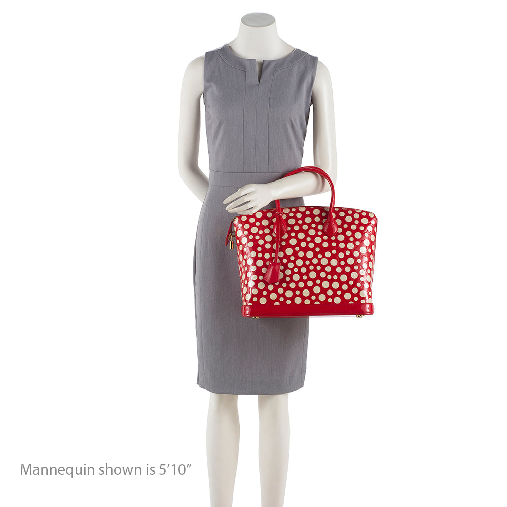 Louis Vuitton Limited Edition Monogram Vernis Dots Infinity Lockit MM Satchel - image 5