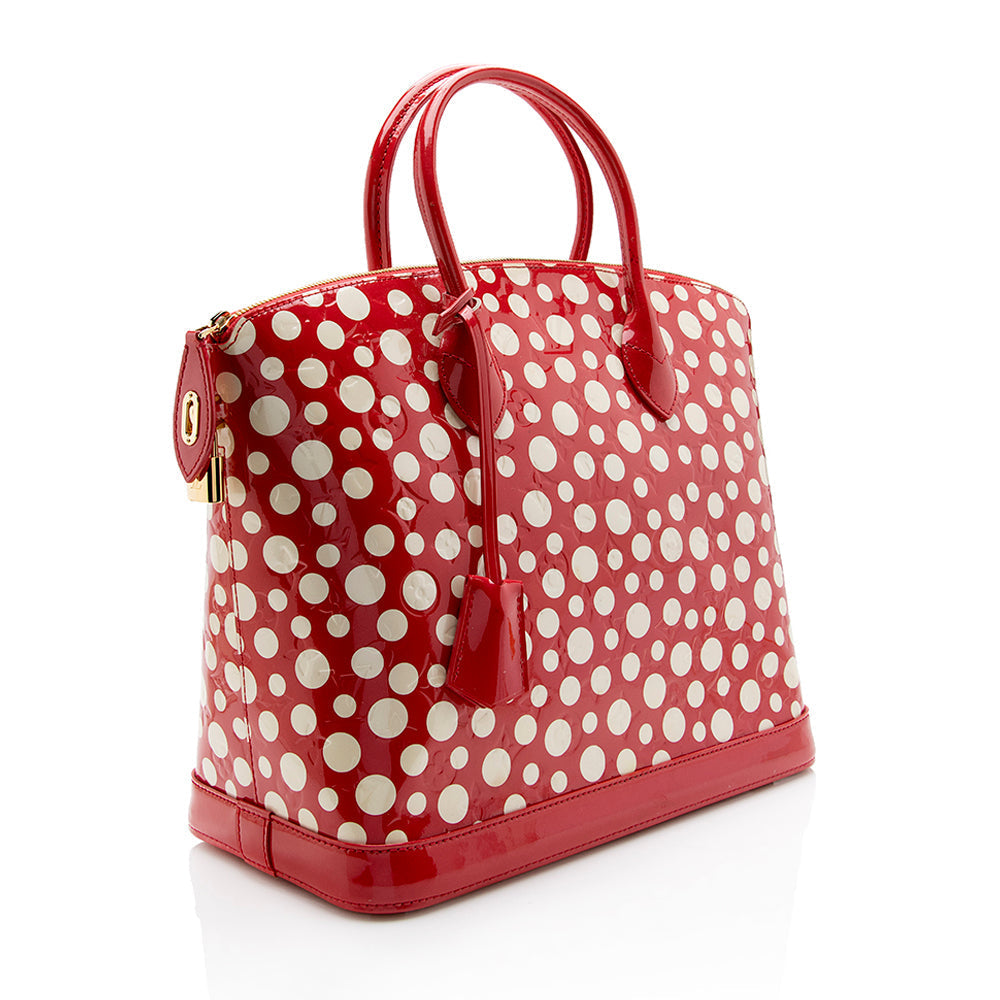 Louis Vuitton Limited Edition Monogram Vernis Dots Infinity Lockit MM Satchel - image 2