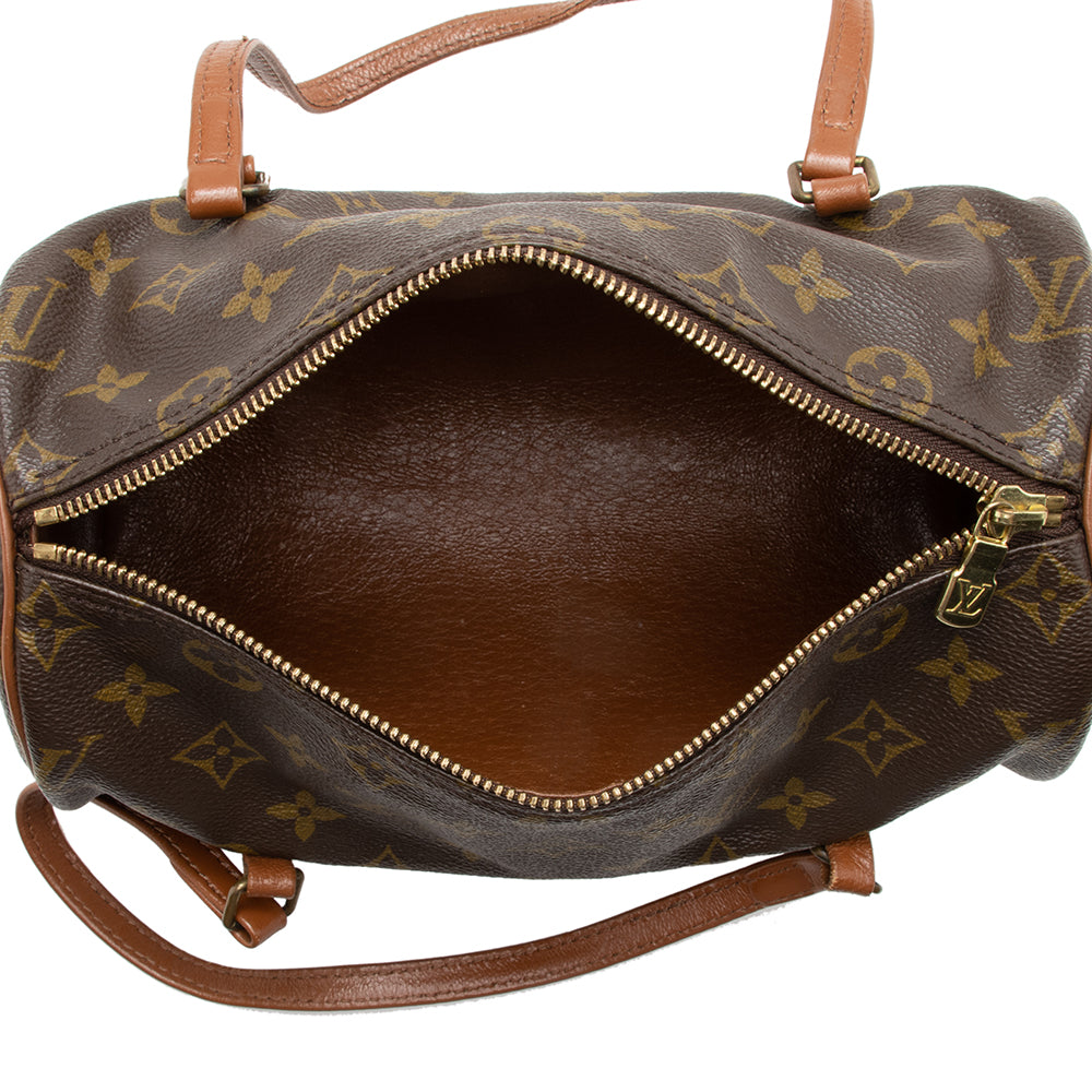 Louis Vuitton Vintage Monogram Canvas Papillon 26 Satchel - image 7