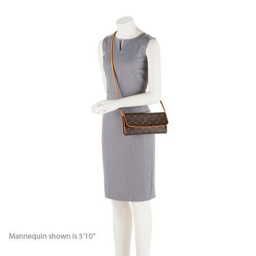 Louis Vuitton Vintage Monogram Canvas Pochette Twin GM Shoulder Bag - photo 5